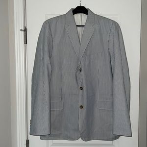 Men Sports Coat / Suit Blazer - J Crew 46R